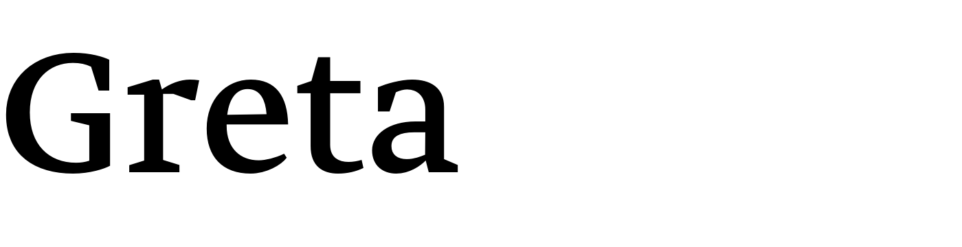 Peter Biľak: Greta Typeface