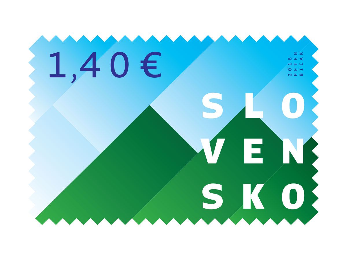 Peter Biľak: Slovakia EU presidency stamp