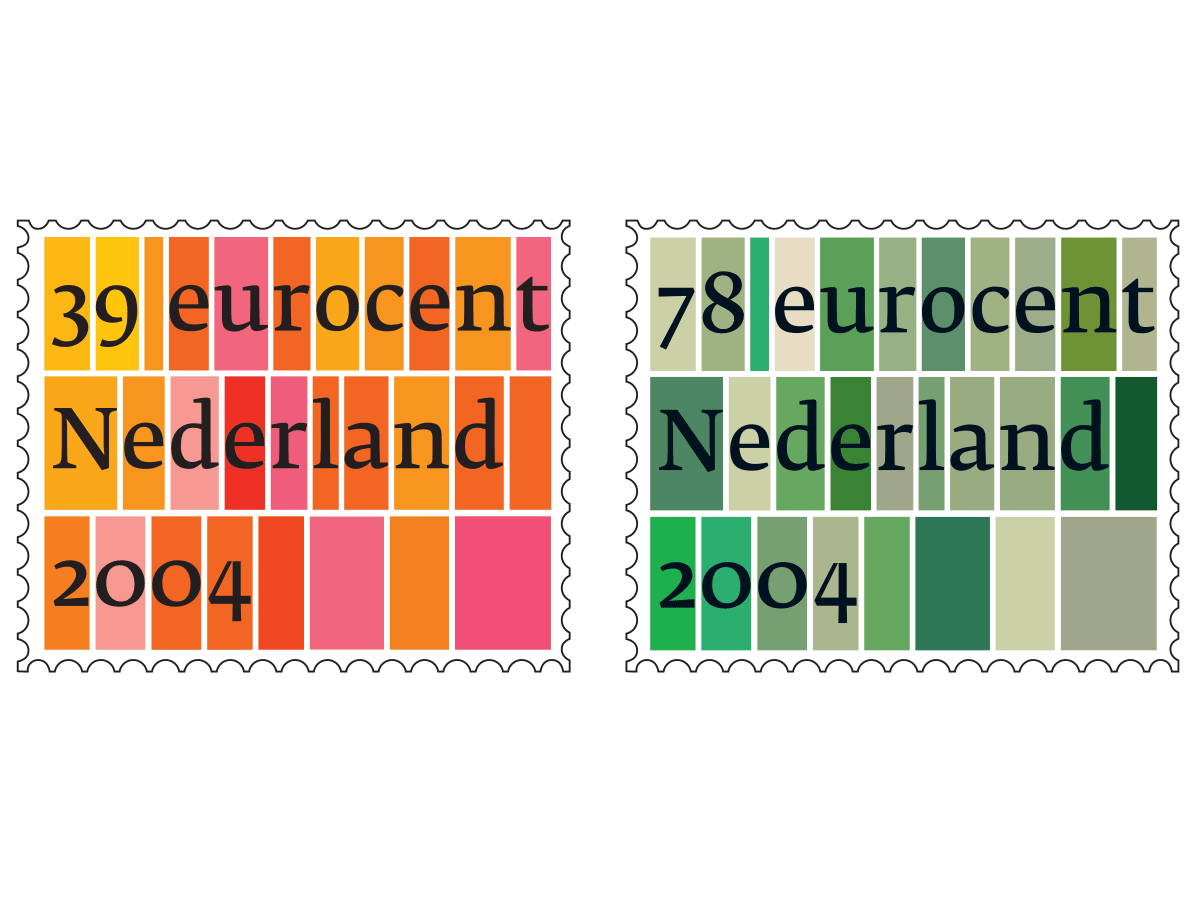 Peter Biľak: Standard postage stamps for the Royal Dutch Post